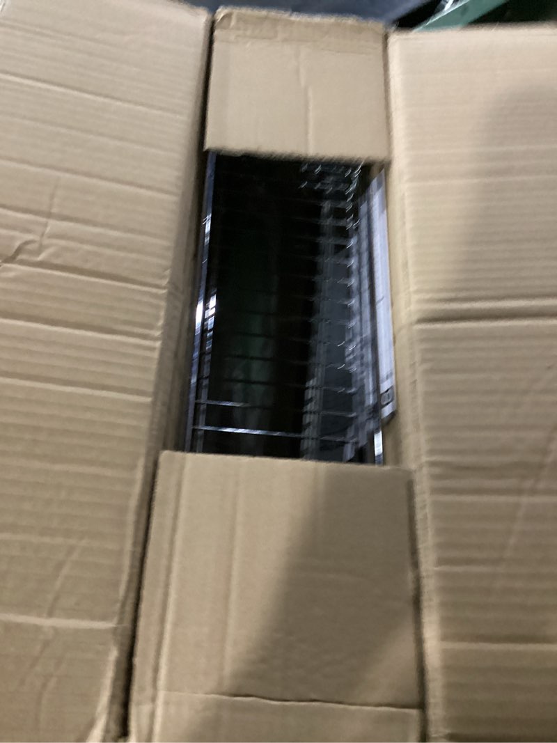 Condition photo showing New/Like New for ocg slide out cabinet organizer for narrow cabinet (5" w x 21" d), 2 tier pull out shelves slim sliding cabinet organizer and storage, chrome 5w21d chrome plated