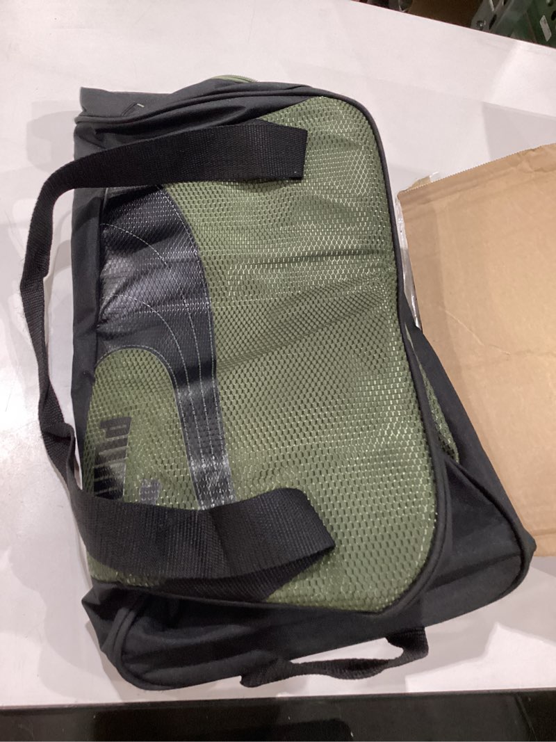Condition photo showing Good Condition for PUMA Evercat Form Factor Duffel Bag Evercat Form Factor Duffel Bag Green Moss/Black