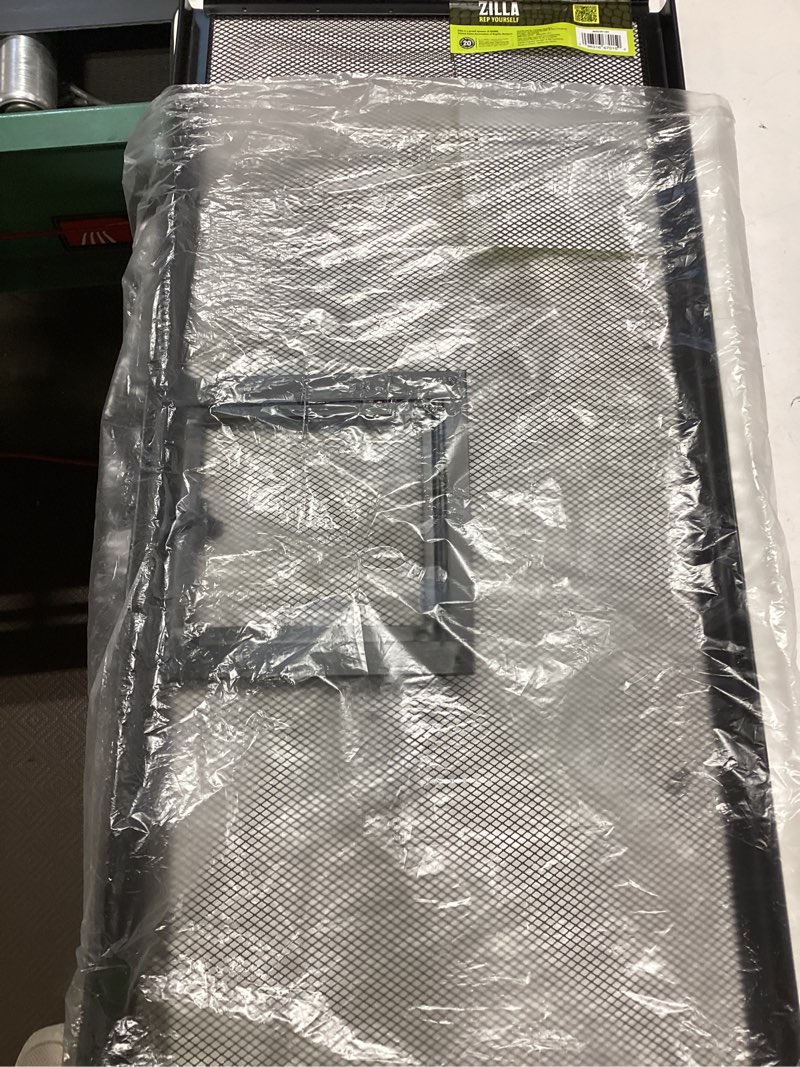 Condition photo showing As Is for zilla pet reptile terrarium fresh air screen cover with hinged door 30" x 12"
