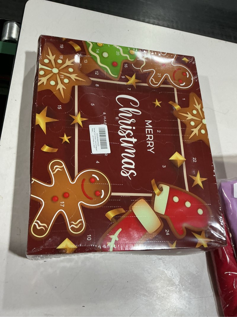 Condition photo showing Good Condition for Baking Tool Advent Calendar Adult Women, 24 Day Christmas Countdown Calendar with Assorted Christmas Cookie Cutters Baking Supplies Gift for Beginners