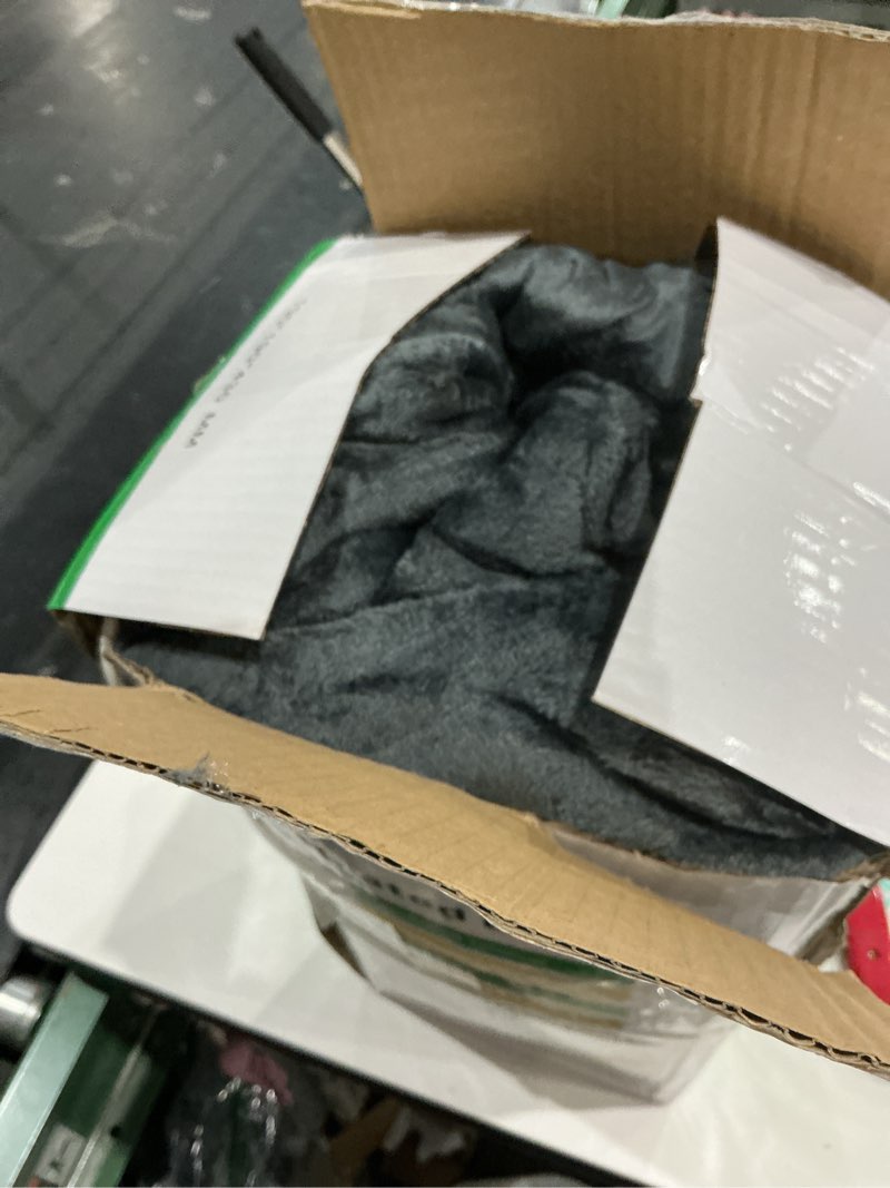 Condition photo showing Good Condition for electric heated blanket queen size 84''x90'' soft flannel & sherpa electric blanket with 10 heating levels, automatically shut down after 8h with overheat protection machine washable dark grey queen 84''x90''