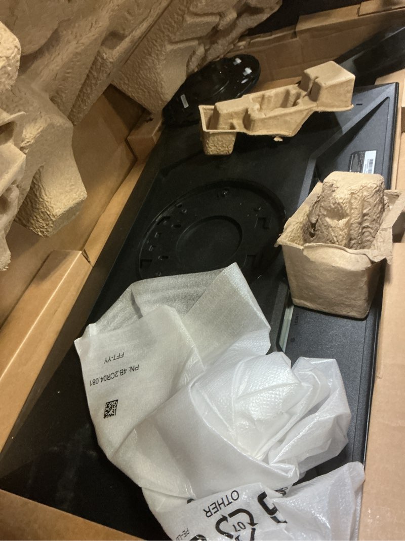 Condition photo showing As Is for Alienware AW3423DWF Curved QD-OLED Gaming Monitor - 34-inch Quantum Dot OLED 0.1Ms 165Hz 21:9 Curved Display, 99.3% DCI-P3 Color Gamut, VESA DisplayHDR True Black 400, AMD FreeSync Premium Pro - Black