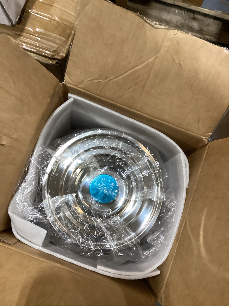 Condition photo showing New/Like New for Metal Dog Food Storage Container 18Lbs, Stainless Steel Dog Food Storage Container with Lids Airtight, Pet Food Storage Container for Dogs, Cat Food Bin with Spoon, Keep Food Fresh, Easy to Clean