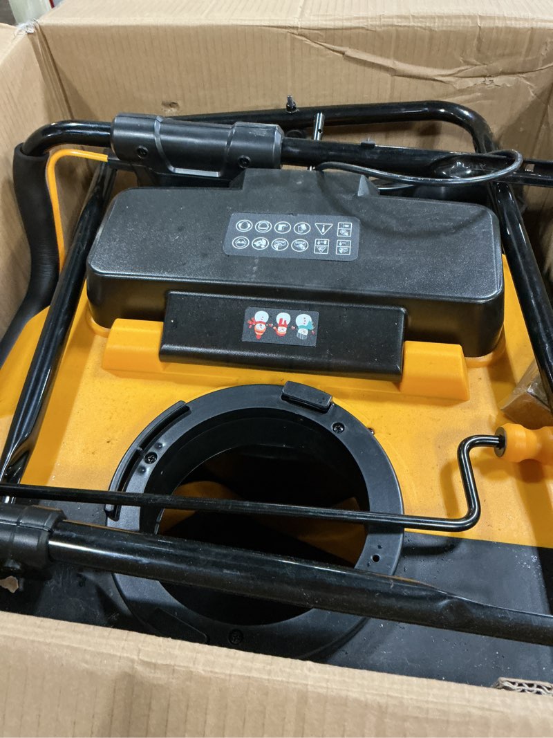 Condition photo showing item condition for Cordless Snow Blower(No Battery), Compatible with Dewalt 20V Max Battery, 20" Brushless Snow Thrower with Directional Plate & LED Lights, Electric Snow Blower Ideal for Walkways and Driveways
