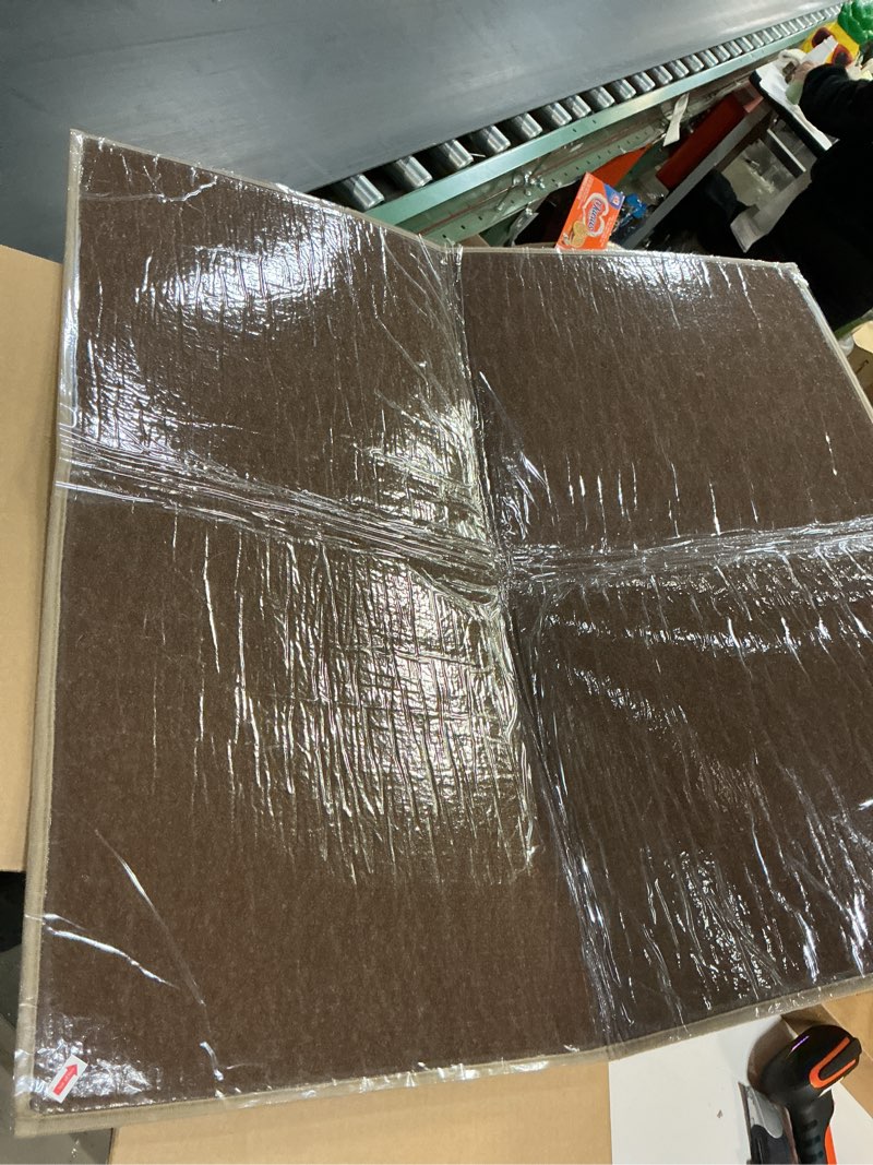 Carpet Tiles Peel and Stick, Squares Carpet Floor Tile 2ft x7 inch x2ft x7 inch Soft Padded Carpet Tiles, Self Adhesive Carpet only one 