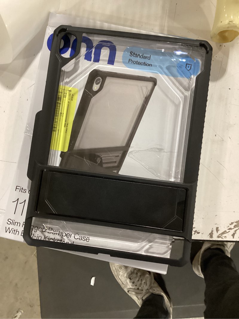 Condition photo showing Good Condition for onn slim rugged tablet case with kickstand for onn 11  tablet (2026 model) - black/clear