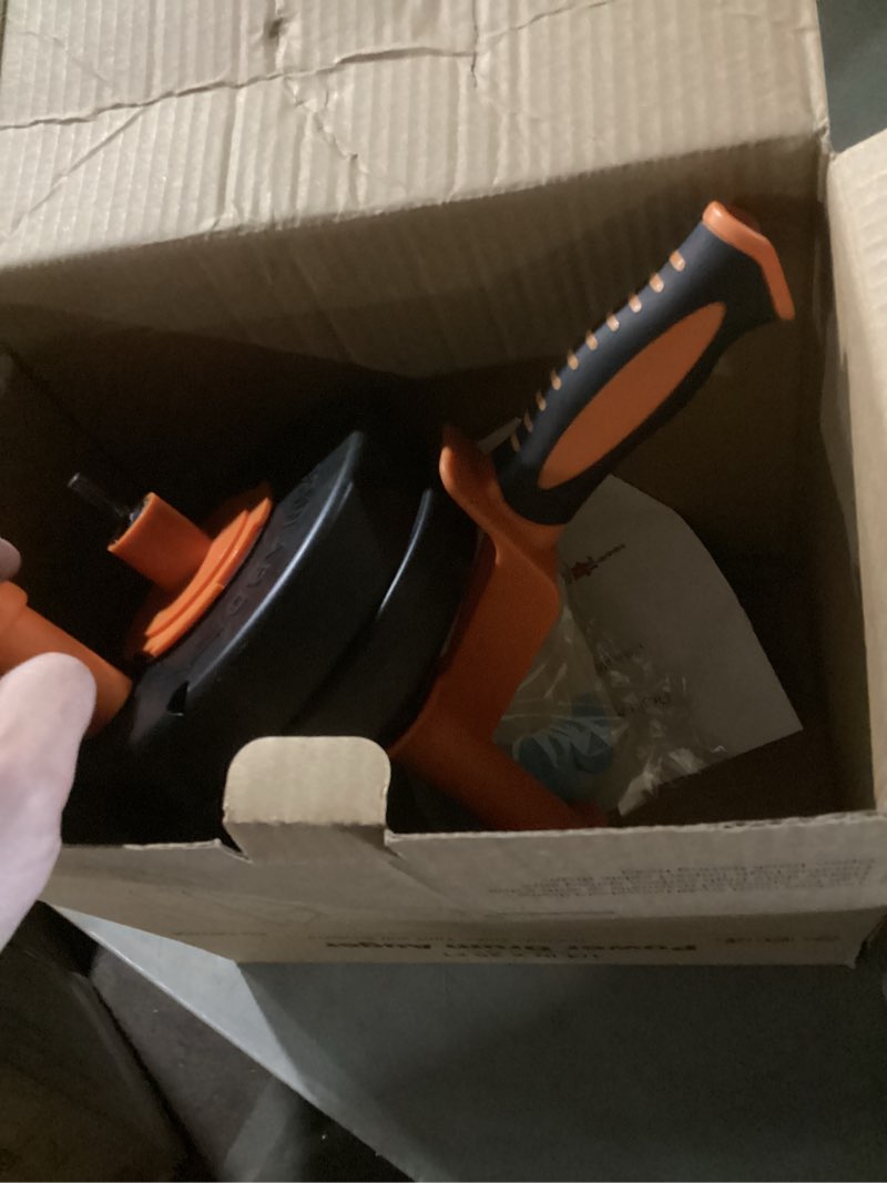 Condition photo showing New/Like New for Drain Auger, Clog Remover with Drill Adapter, 25 Feet Flexible Plumbing Snake Use Manually or Powered for Kitchen, Bathroom and Shower Sink, Comes with Gloves (orange)