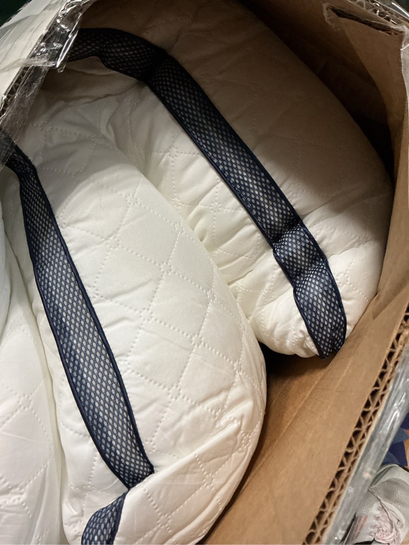 Condition photo showing Good Condition for Meoflaw Pillows for Sleeping (4-Pack), Luxury Hotel Pillows Queen Size Set of 4,Bed Pillows for Side and Back Sleeper (Queen) Queen(Pack of 4)