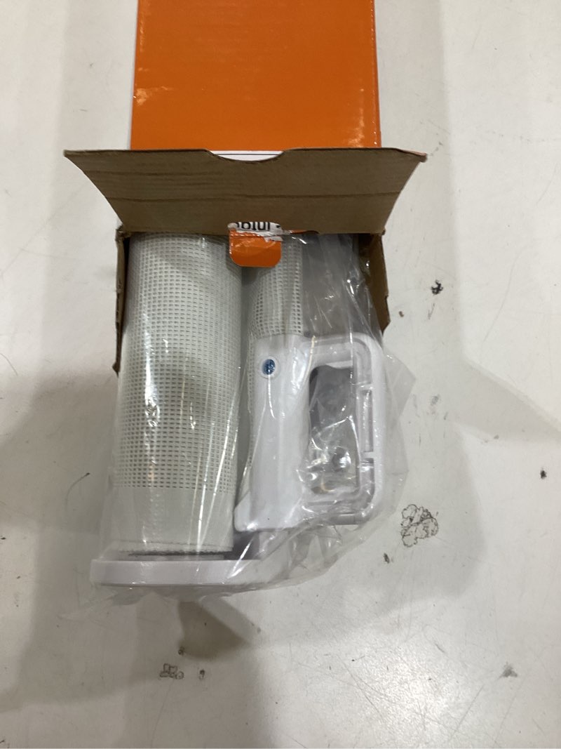 Condition photo showing Good Condition for retractable baby gate for doorways and stairs, mesh safety gate for pet, indoor & outdoor use, one-hand operation, easy installation, 33.6" tall, expands to 55" wide?white,33.6"x55"