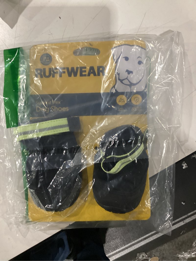 Condition photo showing New/Like New for Ruffwear, Summit Trex Shoes, Dog Boots for Everyday Use, Obsidian Black, 2.00"