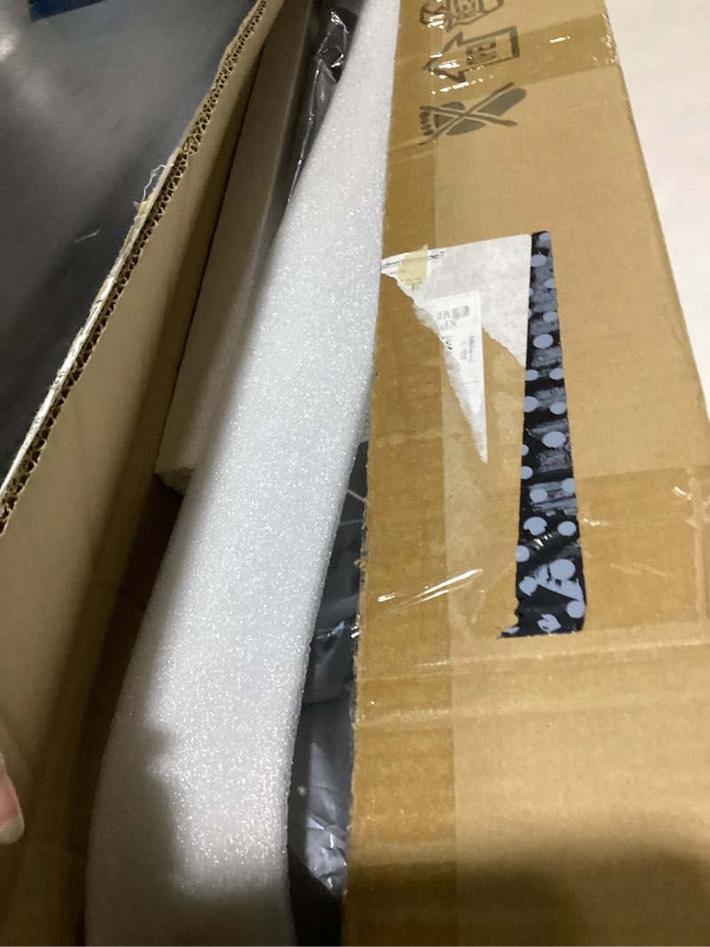 Condition photo showing Good Condition for Modern LED Ceiling Lighting, 70W 6000K Black Linear Flush Mount Light Fixture, 39.4'' Low Profile Lights Fixture Long LED Ceiling Lamp for Kitchen Bedroom Living Room Hallway (Cool White) Cool White-B-Long-Ring