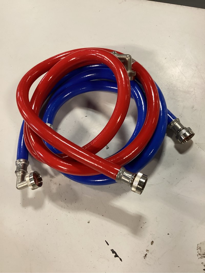 Condition photo showing item condition for EASTMAN 2 -Pack 6-ft 3/4 -in Hose thread Inlet x 3/4 -in Hose thread Outlet Braided stainless steel Washing machine connector Item #788151 | Model #98548