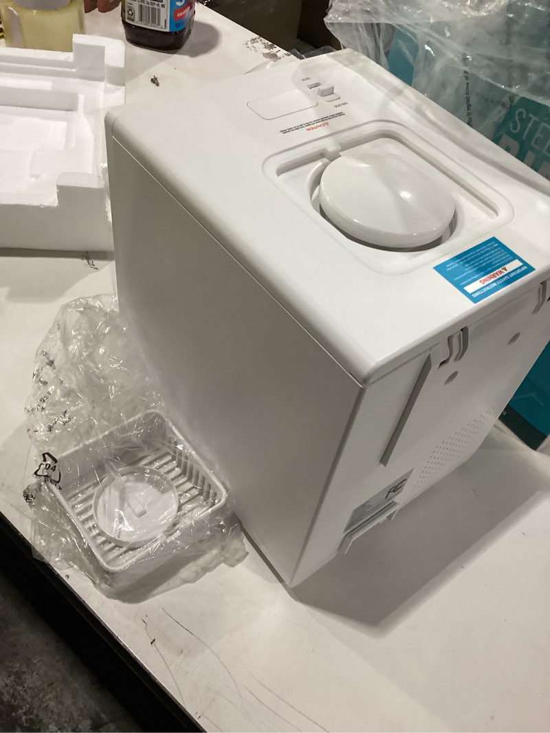 Condition photo showing Good Condition for 3L Stainless Steel Warm Mist Humidifier with Easy Clean and Warm Steam Function, Healthy Air Mist Humidifiers for Bedroom Living Room, with Sleep Mode and Auto-off Setting