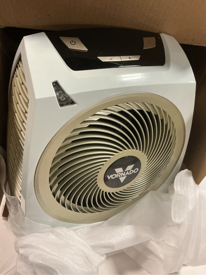 Condition photo showing Good Condition for Vornado AVH10 (2025) Space Heater for Home, Fan Only Option, Digital Display with Adjustable Thermostat, Advanced Safety Features, Auto Climate Control, Whole Room Electric Heater for Indoors, White AVH10 (2025 Model)