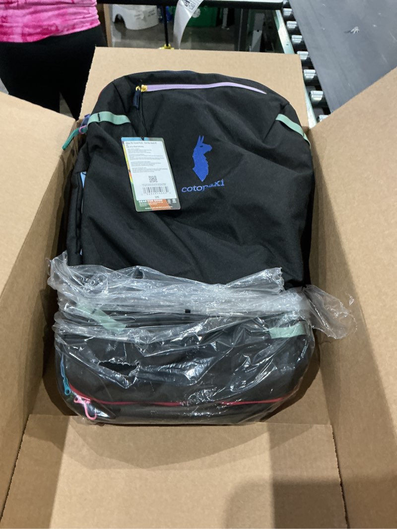 Condition photo showing Good Condition for cotopaxi allpa 35l travel pack del dia dark, random color, one of a kind, no bags are the same del día dark