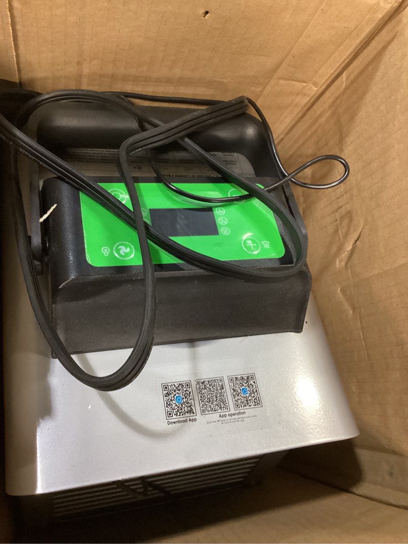 Condition photo showing Good Condition for Kiroto 1500w Greenhouse Heater,with APP Remote Control, Portable Outdoor Winter Heater With Thermostat For Plants Vegetables Flowers,Smart Electric Safe Heater for Green house,Grow Tents,Garage