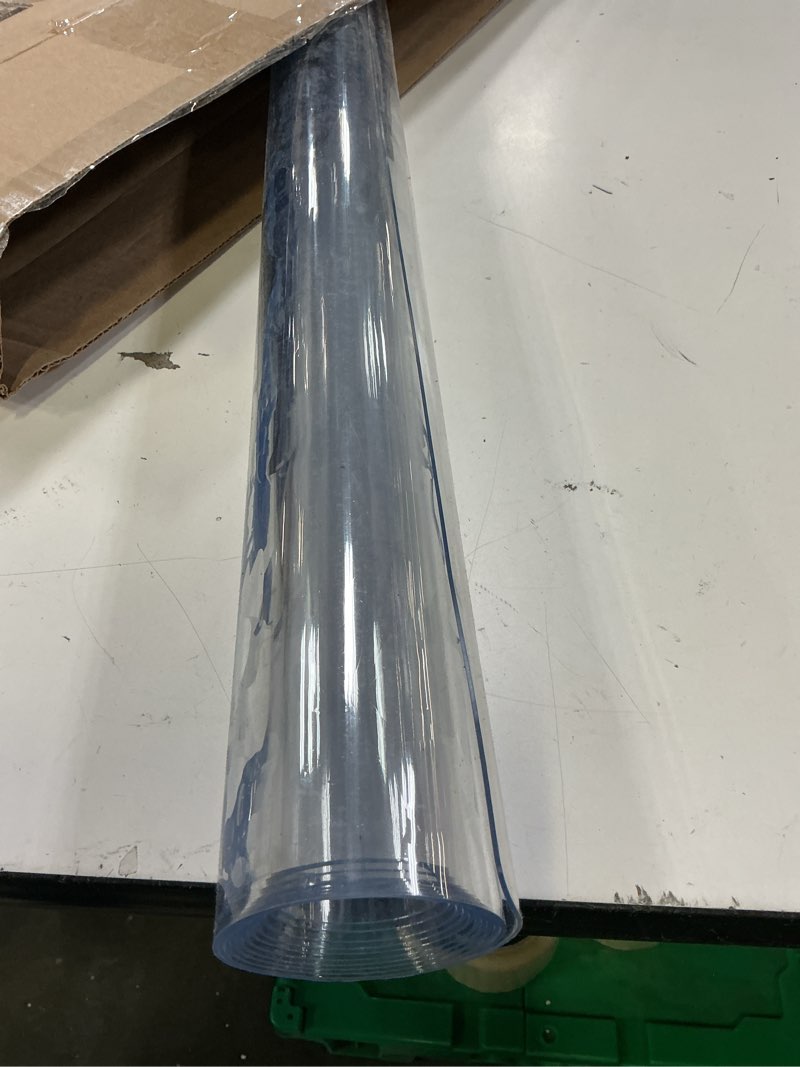 Condition photo showing Good Condition for vicwe 36 x 78 inch clear table cover protector,1.5mm thick clear table protector, rectangle waterproof plastic table cover, scratch proof and easy cleaning for dining room table clear 1.5mm 78" x 36"