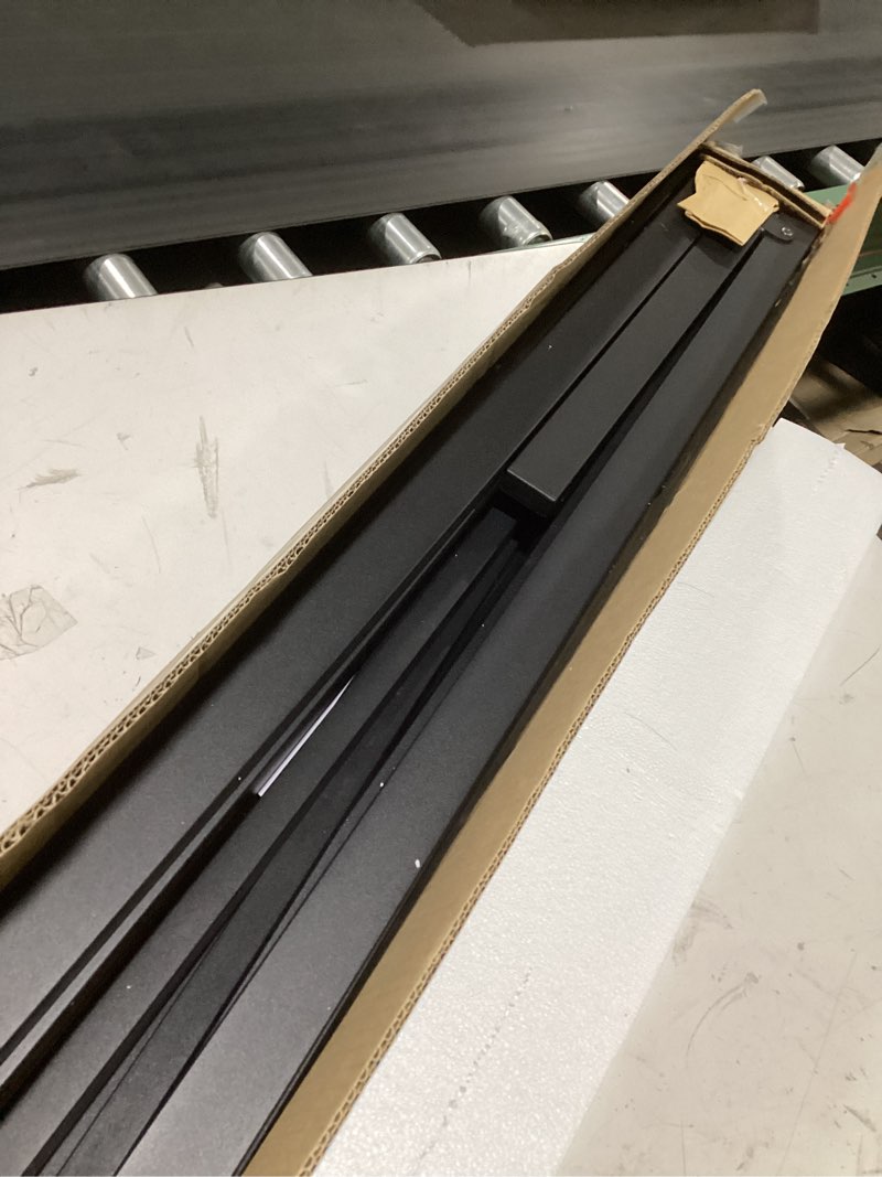 Condition photo showing New/Like New for vasagle twin metal bed frame 14 inches tall, 550 lb weight capacity, no box spring needed, with under-bed storage, easy setup, heavy-duty platform bed, mattress retainers, matte black urmb653bd02s