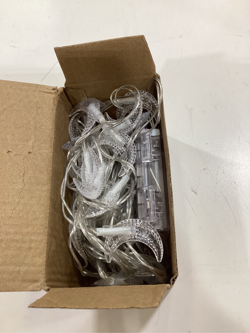Condition photo showing Good Condition for oleek ramadan lights decorations 20 ft- ramadan decorations for home 2026 - ramadan decoration lights (40 leds)- ramadan gifts for kids - ramadan decor - ???? ????? - ramadan led lights battery powered