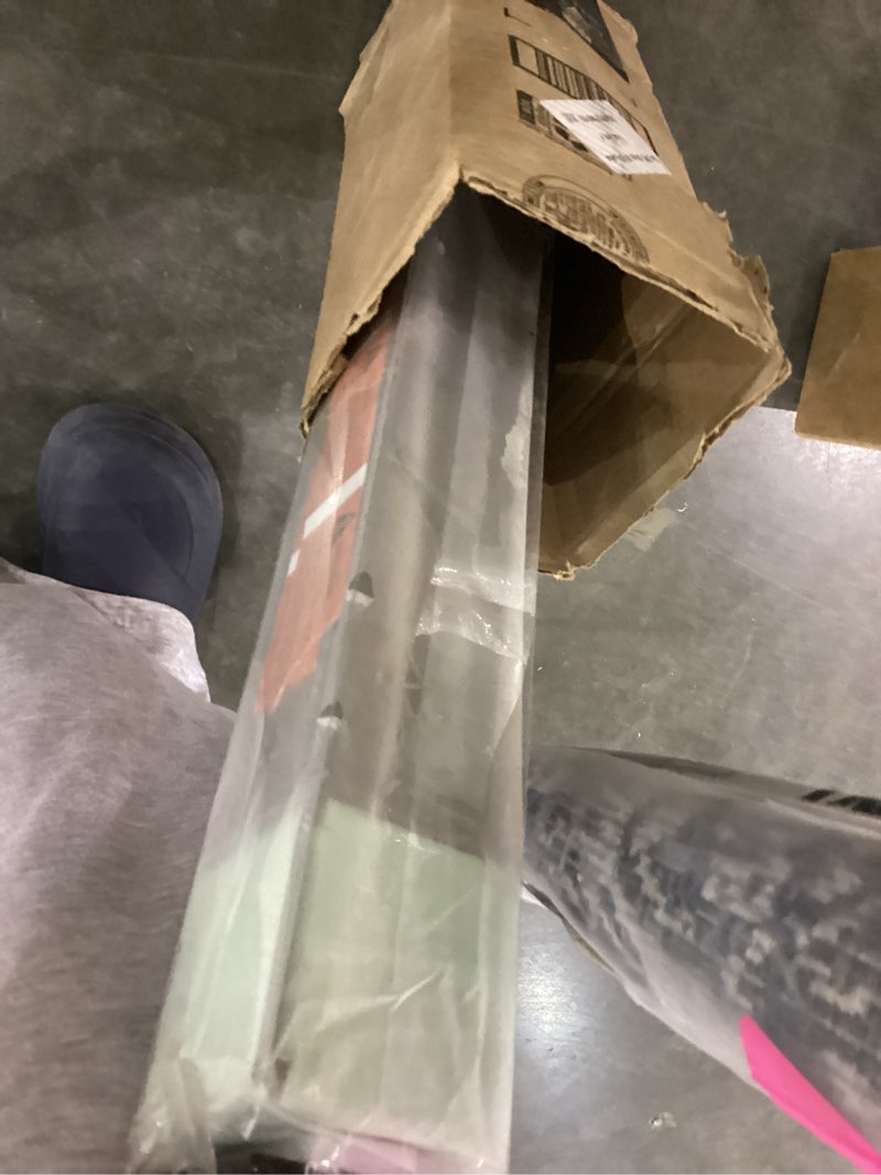 Condition photo showing As Is for AOSKY Linen Roller Blinds Shades for Indoor Windows Pull Down Cordless Blackout Black Out Window Shade 20 Inch Blinds for Home Dark Grey 20"W x 72"H Dark Grey?aluminum Cover?