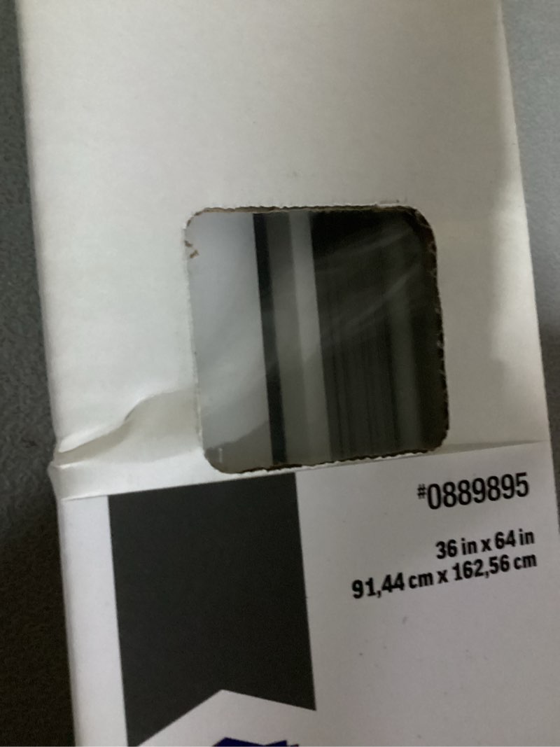 project source room darkening 1-in slat width 36-in x 64-in cordless white vinyl room darkening