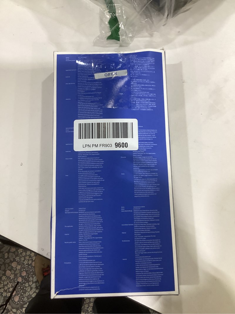 Condition photo showing New/Like New for rivmount Winter Gloves Women Men, Thermal Ski Gloves for Cold Weather with Warm, Waterproof, Touchscreen for Running, Skiing Peat Black X-Large