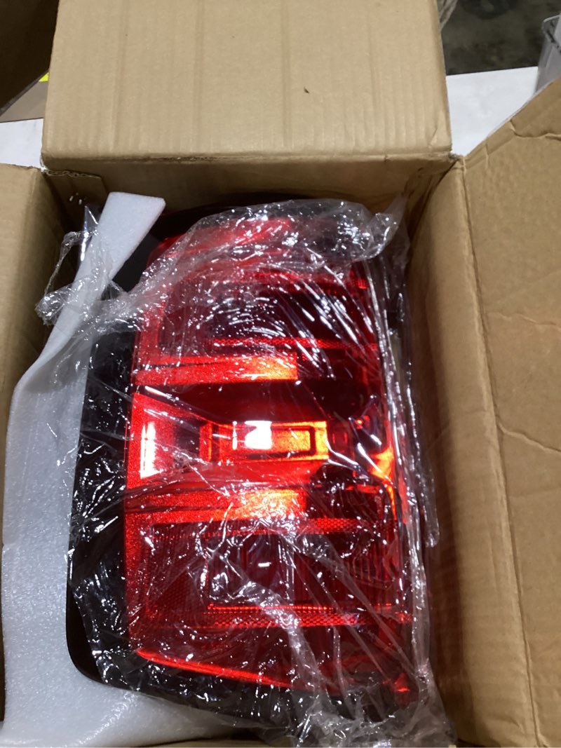 Condition photo showing Good Condition for Tail Lights for 2014-2019 Chevy Silverado 1500 2500HD 3500HD, 2015-2019 GMC Sierra 3500HD, 2019 Silverado 1500LD, Tail Light Assembly Driver & Passenger Side Taillights, Brake Rear Lamp, 1 Pair Passenger & Driver Side