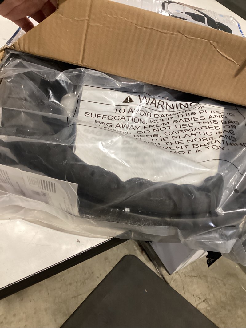 Condition photo showing Good Condition for HKAI Baby Bouncer, Portable Baby Bouncer Seat for Babies 0-18 Months, 100% Cotton Fabrics, 3 Modes of use with Rocker and Stationary Options, Infant Rocker Chair with Hanging Toys-Dark Grey