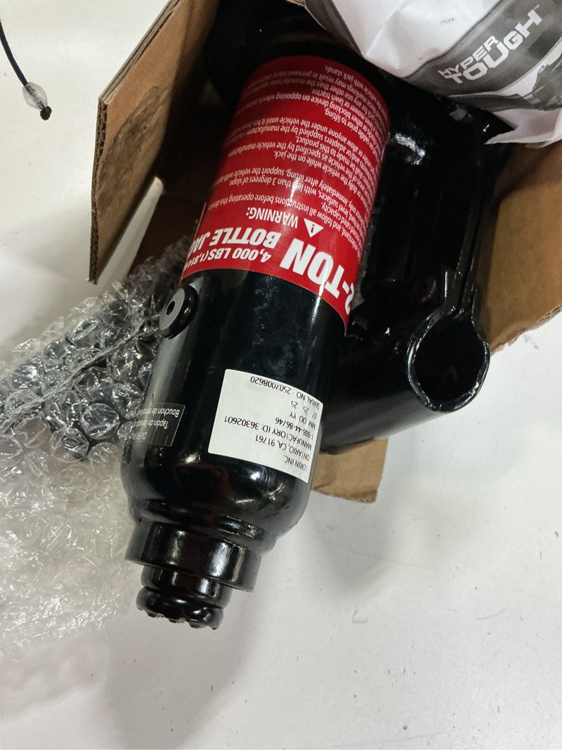 Condition photo showing Good Condition for hyper tough t90203w bottle jack, 2 ton black