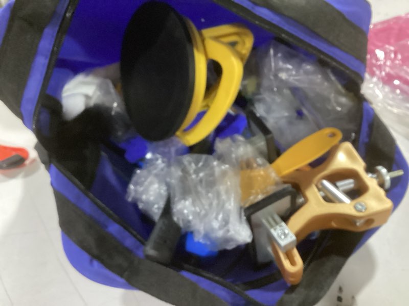 Condition photo showing As Is for 55Pcs Car Dent Puller Kit, Paintless Dent Remover Tool with Adjustable Dent Lifter & Bridge Puller, 