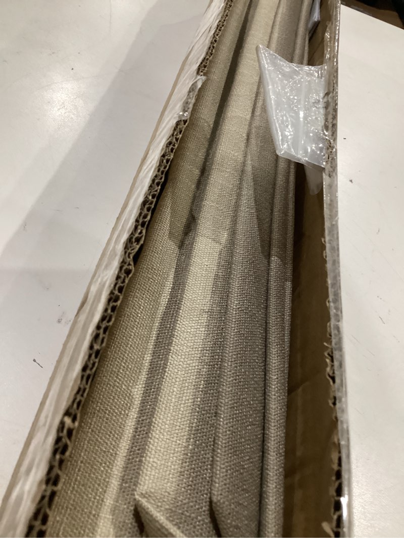 Condition photo showing Good Condition for unishades 100% blackout no tools no drill cordless roman shades for windows, size 24 3/4" w × 60" h (for windows 25" w × 60" h) blackout - beige blackout - beige 25" w × 60" h