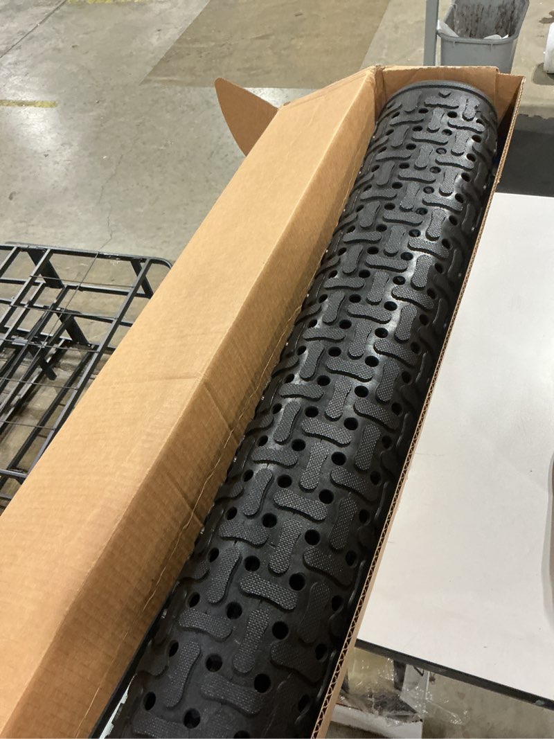 Condition photo showing Good Condition for m+a matting comfort flow | commercial-grade drainable anti-fatigue mat for wet areas, slip resistant, chemical resistant, welding safe, grease and oil proof, (black, 4' x 6')