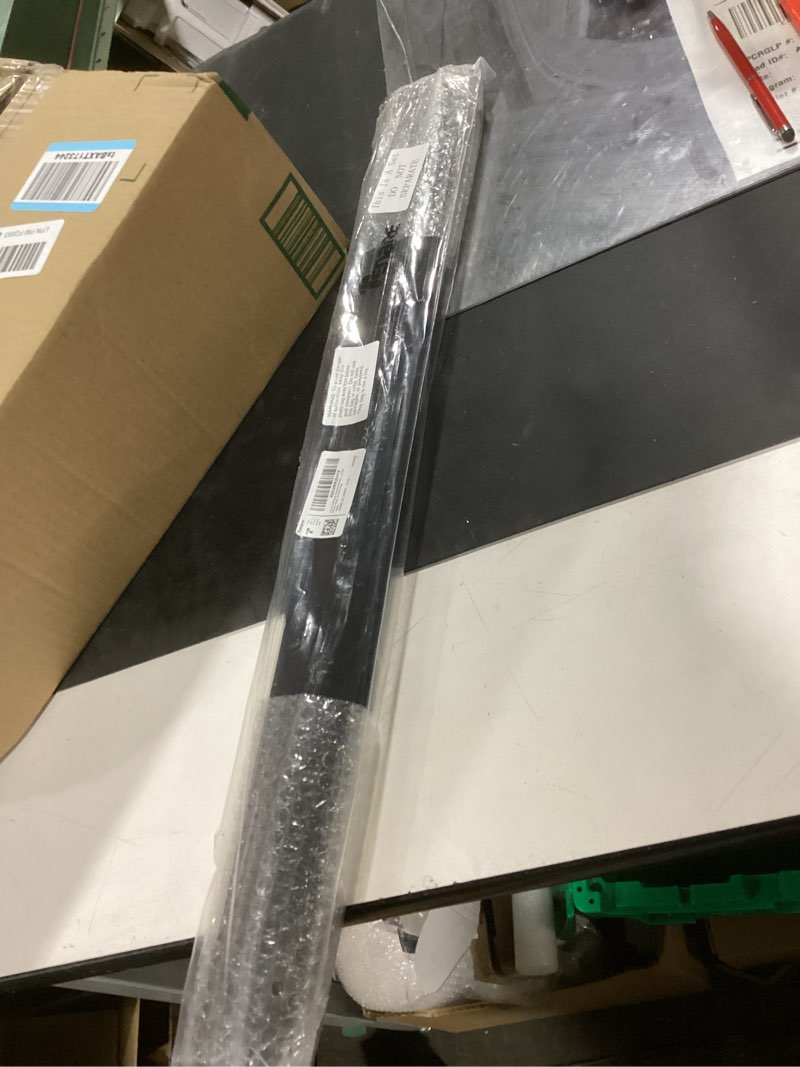 Condition photo showing New/Like New for tenare 4 pieces hanging file rails pvc black file rails hanging system keeping your folders neat and organized(1/2 inch drawer sides 24 inch long)