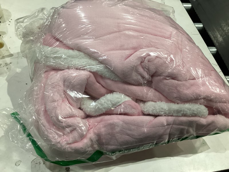 Condition photo showing Good Condition for klaggie wearable heated blanket with foot pocket sleeves, heated robe heated snuggie, 6 heating levels 4 hours auto-off, overheat protection machine washable, 50”x70”, pink pink 50"x70"