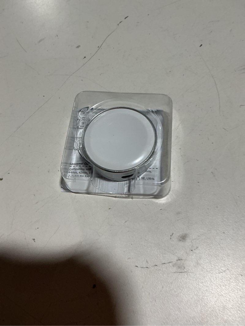 Condition photo showing Good Condition for ruxely magnetic charger adapter 5w for apple watch 11,portable wireless fast iwatch charger with usb c & iphone power port,short apple watch charging cable for iwatch series 10 9 8,ultra,se,42/46/44mm silver