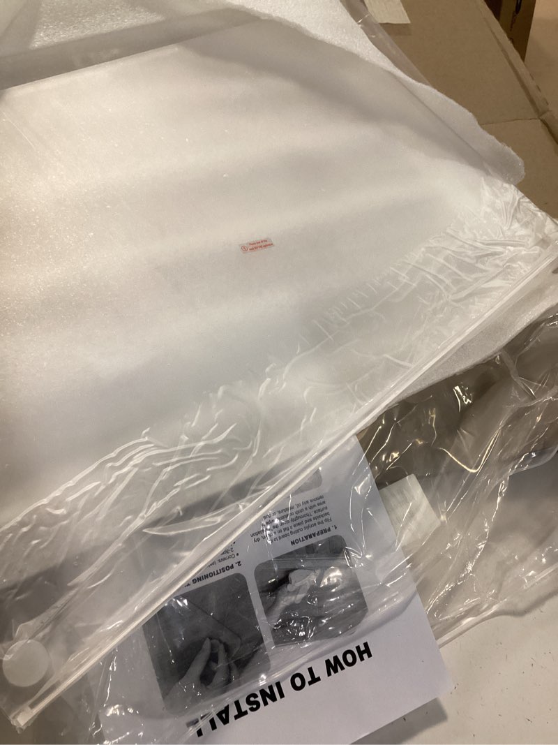 Condition photo showing Good Condition for Wesiti Large Acrylic Cutting Board with Lip Non Slip 24"L X 14"W Clear Cutting Board Chopping Acrylic Countertop Protector Cover Shatter Resistant for Home Restaurant Kitchen Sink Stove 24 x 14 Inch Clear