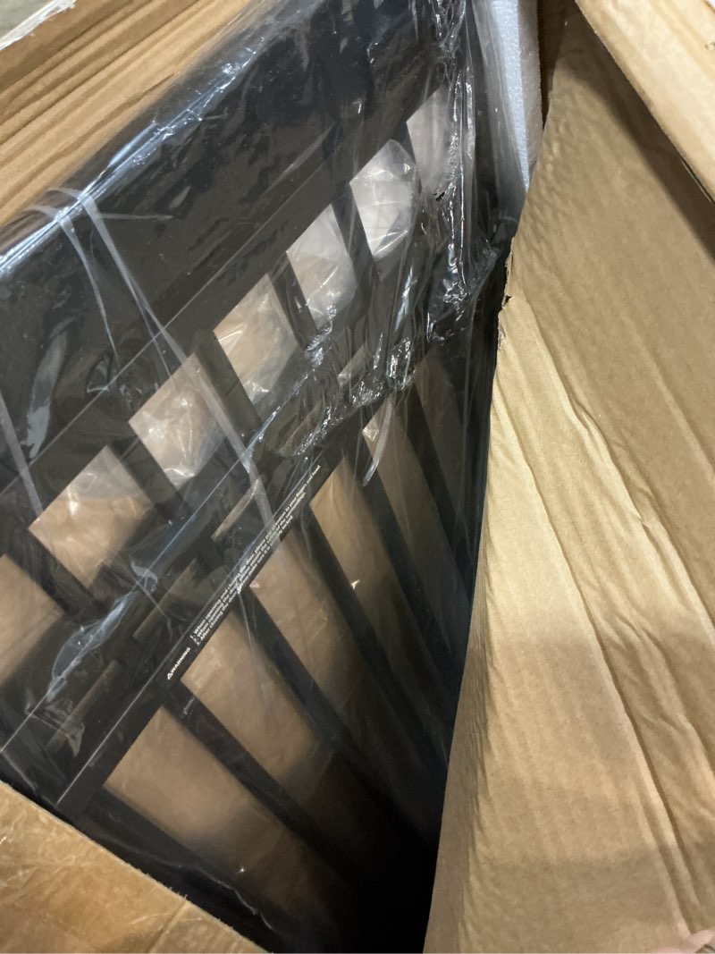 Condition photo showing Good Condition for 78.8" extra tall cat gate, 28.3-33" wide safety metal cat door, pressure mounted easy walk through pet gate with door for stairs, doorways, black 78.8" tall-black