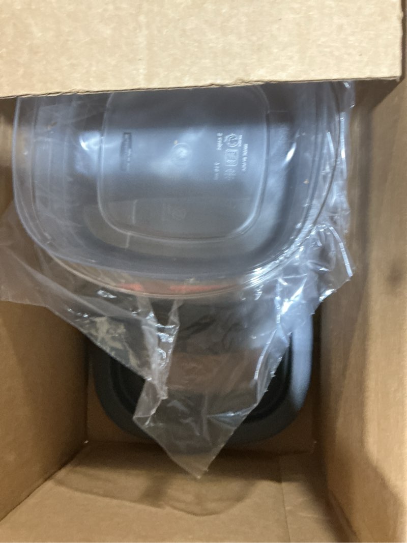 Condition photo showing Good Condition for Rubbermaid Premier Food Storage Container, 10 Piece Set, Grey, BPA-Free, Microwave & Dishwasher Safe Set of 5 Assorted Containers
