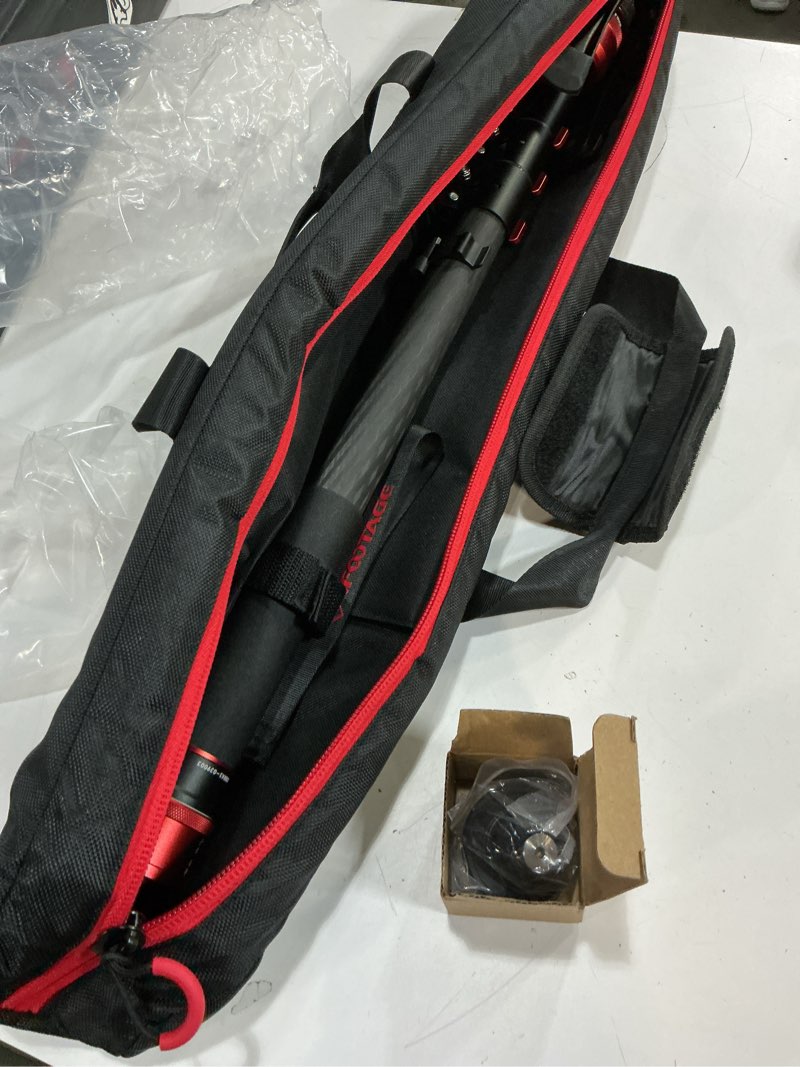 Condition photo showing Good Condition for IFOOTAGE Cobra 3 Monopod Camera Stand with Pedal C180F-P, 71" Monopod for Camera Carbon Fiber, Compatible with Sony Canon Nikon DSLR Camera, Payload 17.64Lbs/ 8KG C180F-P(Carbon)