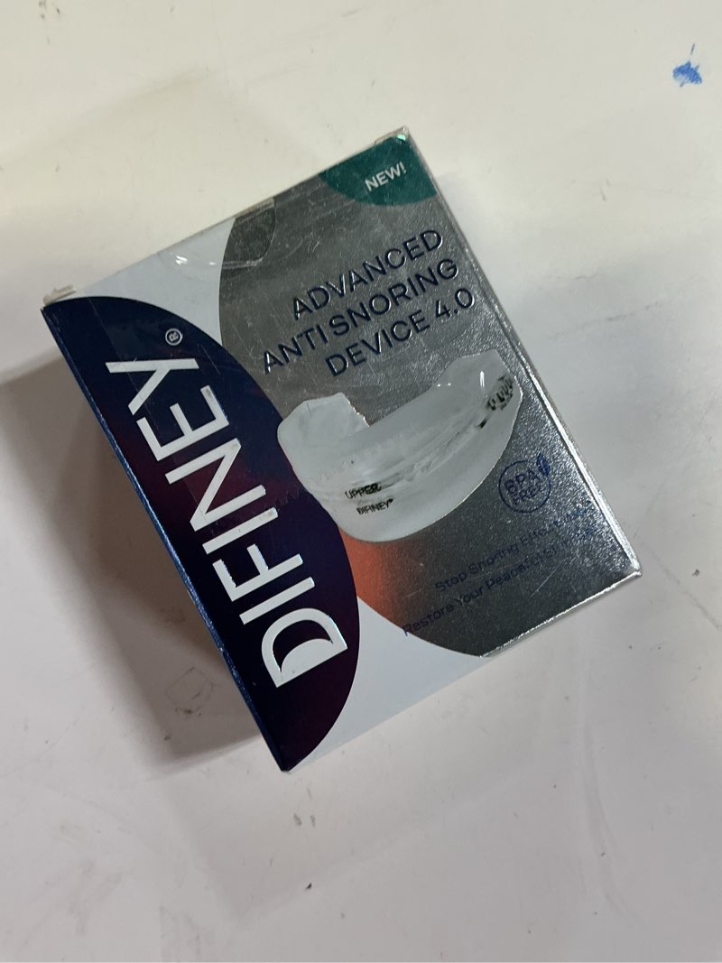 Condition photo showing New/Like New for difiney advanced anti snoring device 4.0: fda-cleared snoring solution – adjustable snore stopper mouth guard for men & women – anti snoring mouthpiece to improve sleep – reusable night use