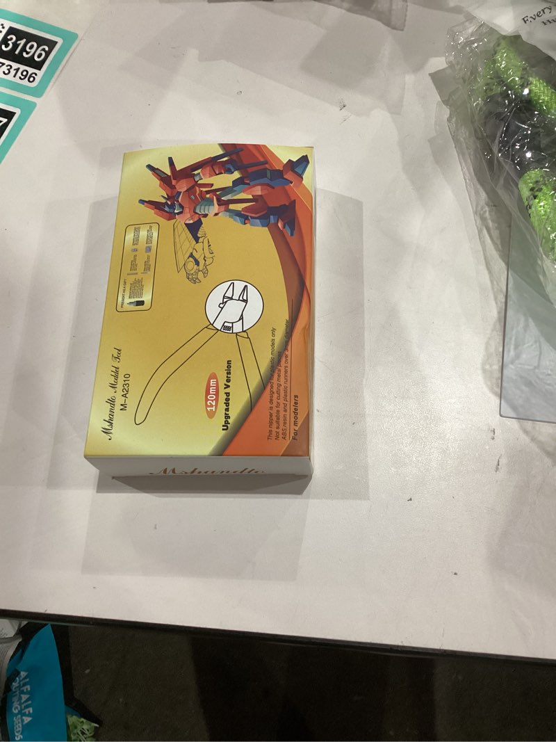 Condition photo showing New/Like New for Model Nippers 4.7" Ultra Thin Single Blade Gundam Nippers, Sprue Cutter Hobby Nippers, Model Kit Nippers for Plastic Gunpla Model Building Gift Box with Protective Cover & Spring Extra-thin (Iron Box)