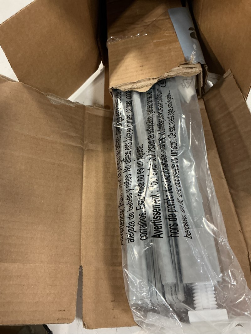Condition photo showing Good Condition for lazblinds no tools no drill 1" vinyl mini blinds, cordless blinds for windows, light filtering horizontal window blinds & shades, 22" w x 48" h, grey cordless-grey 22" w x 48" h