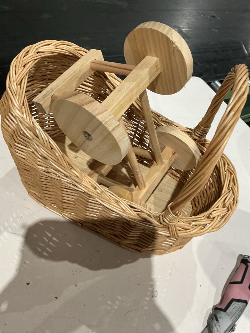 Condition photo showing As Is for frcolor kit outdoor doll house stroller flower basket bab