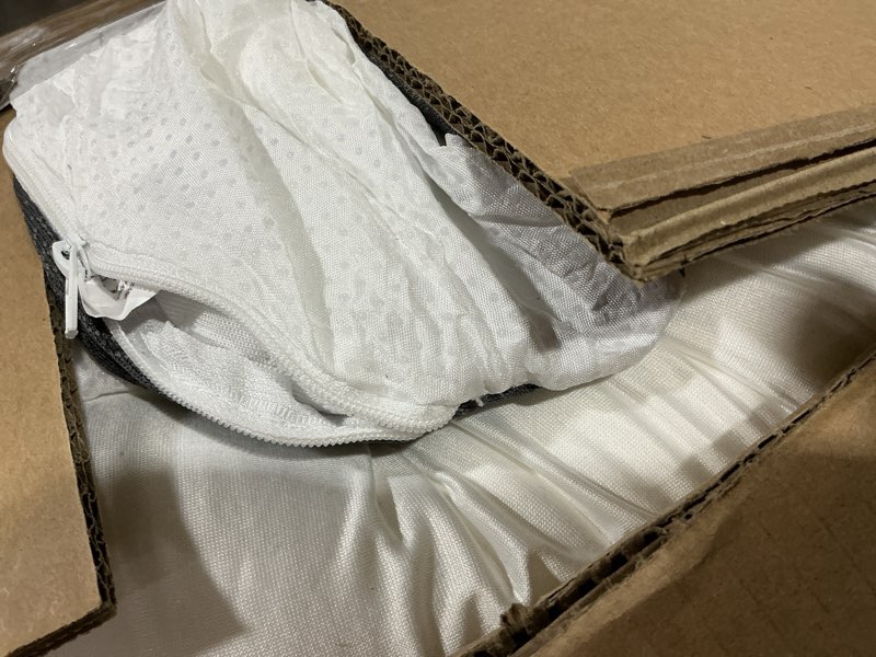 Condition photo showing As Is for HUEIFY Tri Fold Memory Foam Foldable Mattress Twin, 3 inch Folding Mattress for Guest Sleep. Portable Trifold Mat with Removable Washable Cover, Floor Sleeping Mat for Adult and Kid Tw" Tri-fold