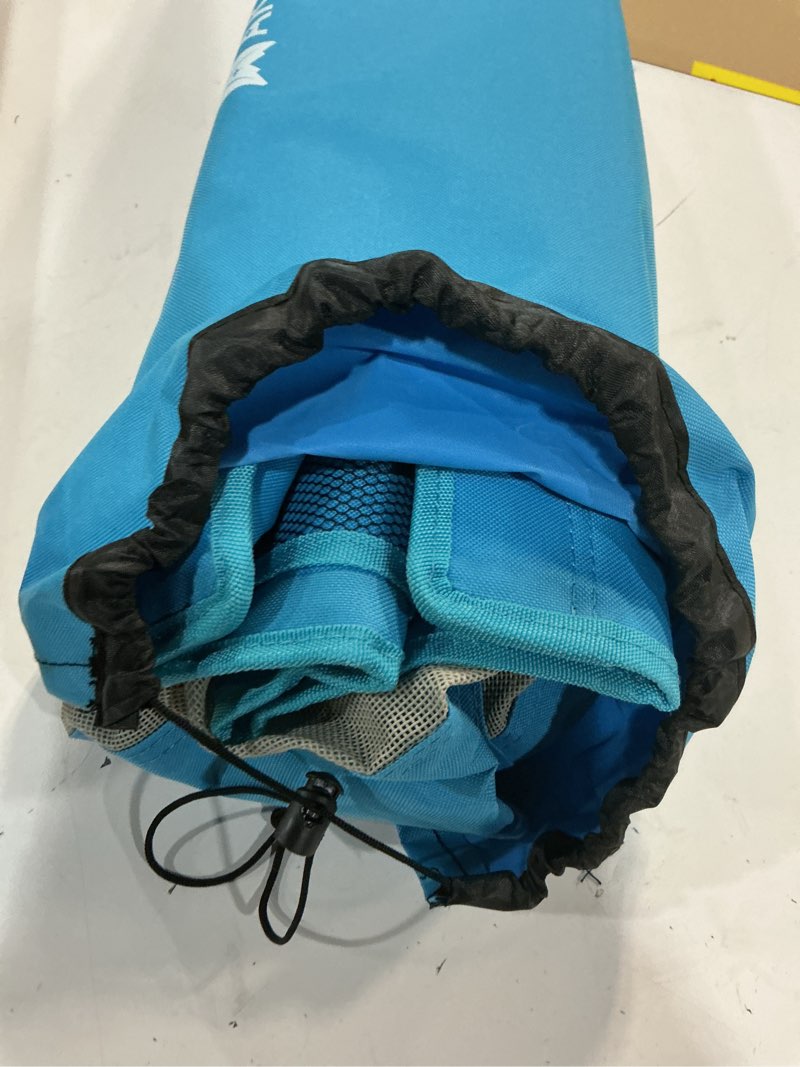 Condition photo showing Good Condition for aksoul folding beach chair for adults: low/high back chairs with carry bag - extra wide seat chair with comfortable pillow & storage pocket (1 pack & 2 pack, blue) low back blue 1 pcs