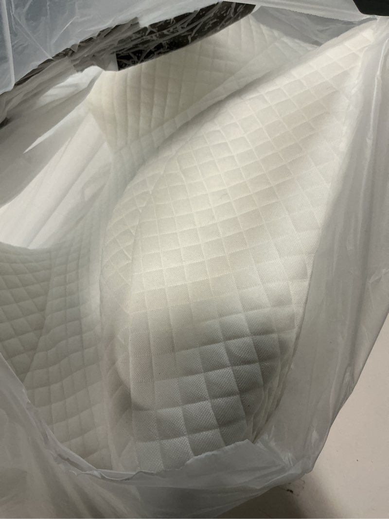 Condition photo showing Good Condition for SAHEYER Side Sleeper Pillow with Arm Hole, Upgrad Shoulder Relief System for Neck Pain, Multi-Angle Memory Foam Rotator Cuff Pillow for Adults Side, Back and Stomach Sleeper Pressure-Free Sleep, Black Dark Black