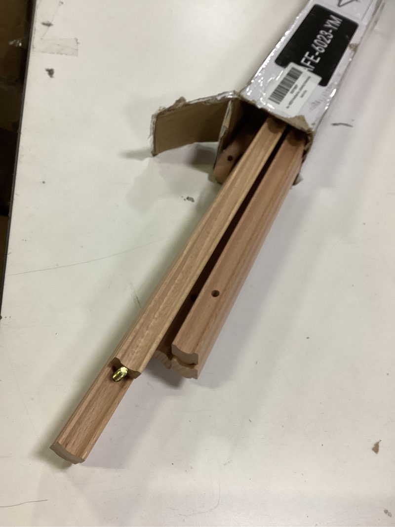 Condition photo showing Good Condition for MEEDEN Wood Easel Stand for Display: Wooden Tripod for Poster Board - Wedding Easel Standing for Welcome Sign Natural Color