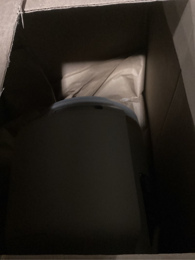 Condition photo showing As Is for shark air purifier for home, neverchange compact pro, for bedroom, nursery, home office, dorm, hepa-exceeding filter, captures pollutants, pet dander, dust, odor, smoke, and more, hp072, dove dove (250 sq. ft)