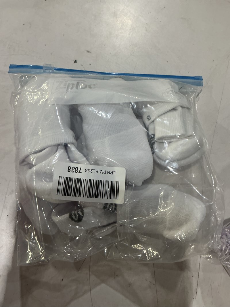 Condition photo showing As Is for bag of socks