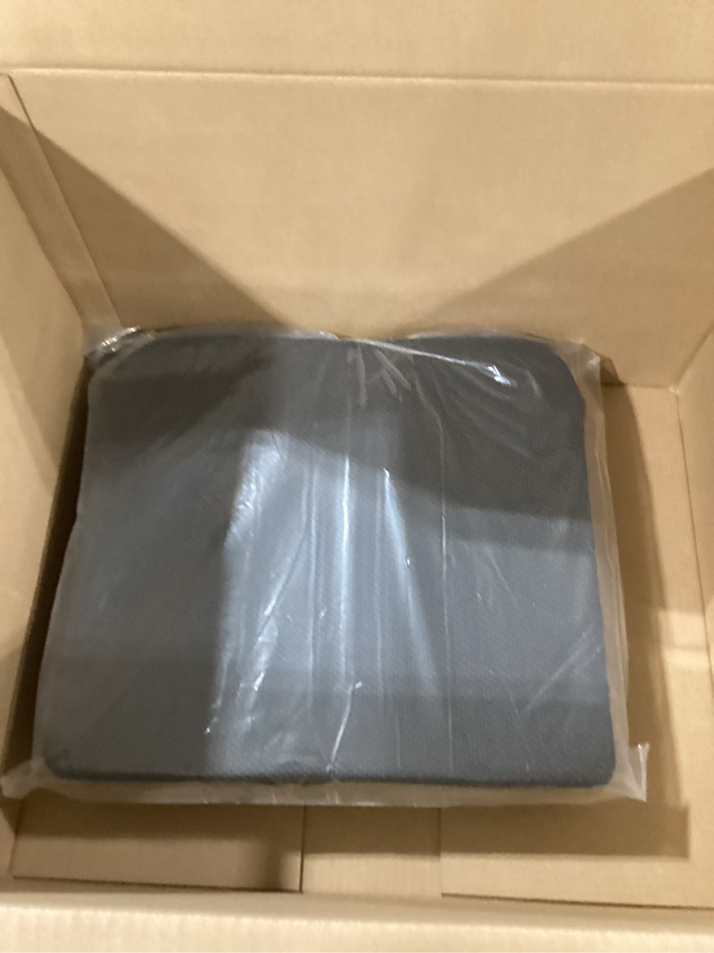 Condition photo showing Good Condition for YOUFI Extra Thick Large Seat Cushion -19 X 17.5 X 4 Inch Gel Memory Foam Cushion with Carry Handle Non Slip Bottom - Pain Relief Coccyx Cushion for Wheelchair Office Chair (Black (1PACK)) Large(19''x17.5''x4'') Black (1pack)